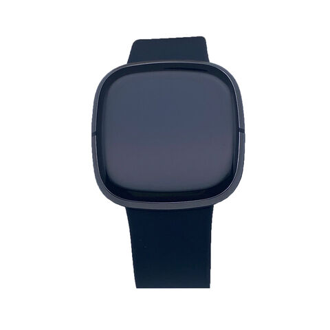 Fitbit Sense 40mm Bluetooth Silikonarmband schwarz Aluminiumgehäuse schwarz