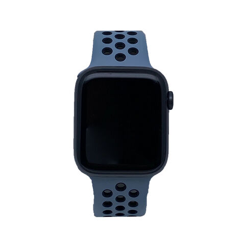 Apple Watch Series 6 Nike 44mm GPS Aluminiumgehäuse spacegrau Sportarmband obsidian mist 
