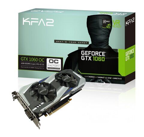 KFA2 GeForce GTX 1060 EX OC 6GB GDDR5