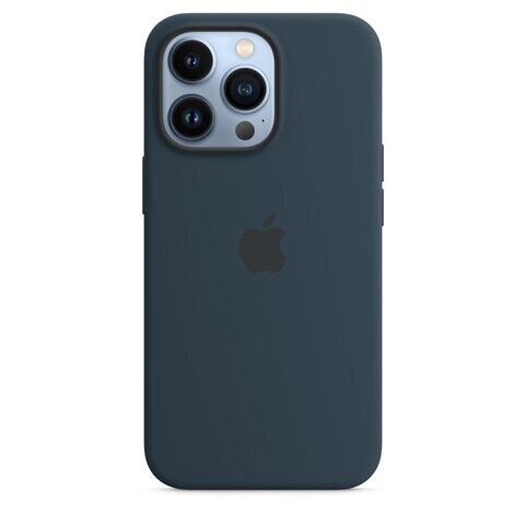 Apple Silikon Case mit MagSafe für iPhone 13 Pro abyssblau