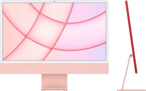 Apple iMac 2021 24 Zoll M1 8 Core CPU 7 Core GPU 8GB RAM 256GB SSD rosa