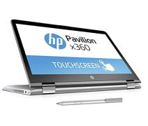HP Pavilion x360 14-ba026ng 14 Zoll i3-7100U 8GB RAM 256GB SSD Win10H silber