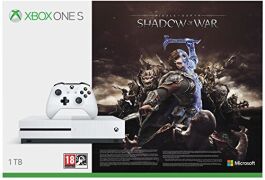 Microsoft Xbox One S 1TB weiß - Mittelerde: Schatten des Krieges Bundle