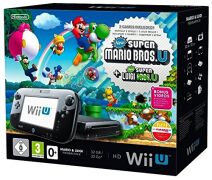 Nintendo Wii U [inkl. Mario & Luigi] schwarz
