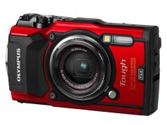 Olympus Tough TG-5 Digitalkamera 12 MP 25-100mm Ojektiv rot