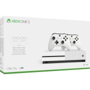 Microsoft Xbox One S 1TB weiß - inkl. 2 Controller