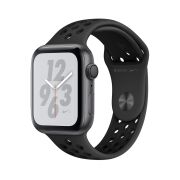 Apple Watch Series 4 Nike+ 44mm GPS Aluminiumgehäuse spacegrau mit Sportarmband schwarz