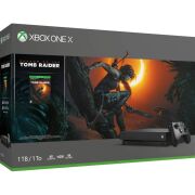 Microsoft Xbox One X 1TB schwarz - Shadow of the Tomb Raider Bundle
