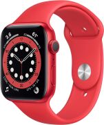 Apple Watch Series 6 44mm GPS Aluminiumgehäuse (PRODUCT) RED mit Sportarmband (PRODUCT) RED