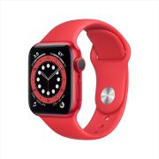 Apple Watch Series 6 40mm GPS Aluminiumgehäuse (PRODUCT) RED mit Sportarmband (PRODUCT) RED