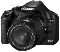 Canon EOS 500D SLR-Digitalkamera 15MP inkl. 18-55mm IS Kit schwarz