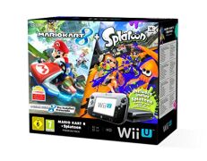 Nintendo Wii U Premium Pack 32GB schwarz inkl. Mario Kart 8 (vorinstalliert) + Splatoon
