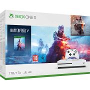Microsoft Xbox One S 1TB weiß - Battlefield V Bundle (inkl. Battlefield V: Deluxe Edition, Battlefield 1: Revolution und Battlefield 1943)