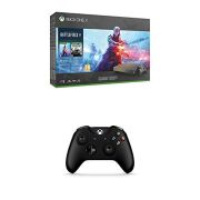 Microsoft Xbox One X 1TB schwarz - Battlefield V Gold Rush Special Edition Bundle + Microsoft Wireless Controller