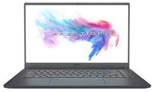 MSI Prestige (PS63 8SC-029) 15,6 Zoll i7-8565U 16GB RAM 512GB SSD GeForce GTX 1650 Win10H carbongrau