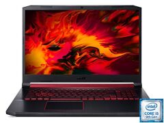Acer Nitro 5 (AN517-51-56EU) 17,3 Zoll i5-9300H 8GB RAM 512GB SSD GeForce GTX 1650 Win10H schwarz/rot