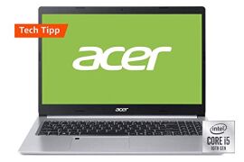Acer Aspire 5 (A515-54G-59HB) 15,6 Zoll i5-10210U 8GB RAM 512GB SSD GeForce MX 350 Win10H silber