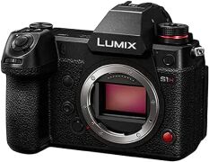Lumix DC-S1HE-K spiegellose Vollformatkamera, 6K Videoaufnahmen mit Flip Screen (Vollbildaufnahme, 4:2:2 10-Bit interne Aufzeichnung, ohne Objektiv, Schwarz)