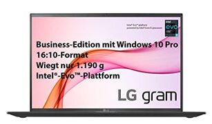 LG gram (2021) 16 Zoll i5-1135G7 16GB RAM 512GB SSD Iris Xe Win10P schwarz