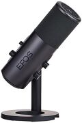 EPOS B20 Streaming Mikrofon PC - 2,9m Kabel - Hochwertiges USB Mikrofon USB-C Gaming Mikrofon - PC & Laptop Anschluss mit Audio-Controllern - Kompatibel mit PC, Mac und PS4/5 - Tischständer Inklusive