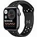 Apple Watch SE Nike+ 44mm GPS Aluminiumgehäuse spacegrau mit Nike Sportarmband anthrazit/schwarz