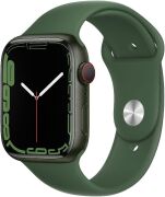 Apple Watch Series 7 45mm GPS + Cellular Aluminiumgehäuse grün mit Sportarmband klee