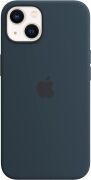 Apple Silikon Case mit MagSafe für iPhone 13 abyssblau
