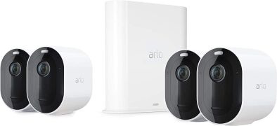 Arlo Pro3 (VMS4440P) Wireless Überwachungskamera 4er Set weiß