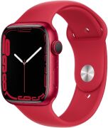 Apple Watch Series 7 45mm GPS Aluminiumgehäuse (PRODUCT) RED mit Sportarmband (PRODUCT) RED