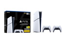 Sony PlayStation 5 Slim 16GB RAM 1TB weiß inkl. 2 DualSense Wireless Controller 