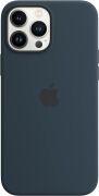 Apple Silikon Case mit MagSafe für iPhone 13 Pro Max abyssblau