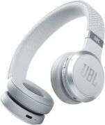 JBL Live 460NC kabelloser On-Ear Bluetooth-Kopfhörer in Weiß – Mit Noise-Cancelling und Sprachassistent – Für bis zu 50 Stunden Musikgenuss