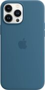 Apple Silikon Case mit MagSafe für iPhone 13 Pro Max eisblau