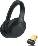Sony WH-1000XM4 Bluetooth Kopfhörer schwarz inkl. Dongle