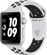Apple Watch Series 3 Nike+ 42mm GPS Aluminiumgehäuse silber mit Sportarmband pure platinum/schwarz