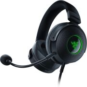 Razer Kraken - Gaming Headset (Kabelgebundene Headphones für PC, PS4, Xbox One & Switch, 50mm Treiber, 3,5mm Audio-Klinkenstecker mit In-Line Fernbedienung) schwarz