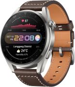 Huawei Watch 3 Pro Classic 49mm LTE mit Lederarmband brown