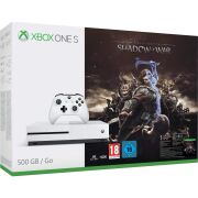 Microsoft Xbox One S 500GB weiß - Mittelerde: Schatten des Krieges Bundle