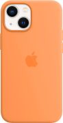 Apple Silikon Case mit MagSafe für iPhone 13 mini gelborange