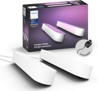 Philips Hue White and Color Ambiance Play Lightbar 2-er Pack weiß