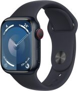 Apple Watch Series 9 41mm GPS + Cellular Aluminiumgehäuse mitternacht mit Sportarmband mitternacht (S/M)