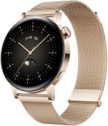 Huawei Watch GT 3 42mm Milanaise Armband light gold