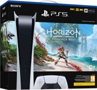 Sony PlayStation 5 Digital Edition 16GB RAM 825GB SSD weiß/schwarz - Horizon Forbidden West Bundle