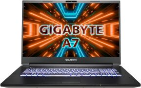 Gigabyte A7 X1-CDE1130SH 17,3 Zoll Ryzen 9-5900HX 16GB RAM 512GB SSD GeForce RTX 3070 Win10H schwarz