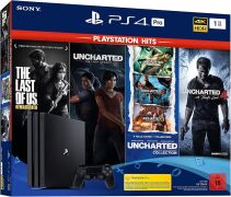 Sony PlayStation 4 Pro 1TB CUH-7216B schwarz - PS Hits Naughty Dog Bundle
