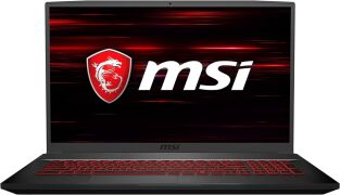 MSI GF75 10SDR-296 Thin 17,3 Zoll i7-10750H 16GB RAM 512GB SSD 1TB HDD GeForce GTX 1660 Ti Win10H schwarz