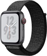 Apple Watch Series 4 Nike+ 44mm GPS + Cellular Aluminiumgehäuse spacegrau mit Nike Sport Loop schwarz