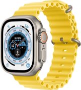 Apple Watch Ultra 49mm GPS + Cellular Titangehäuse mit Ocean Armband gelb
